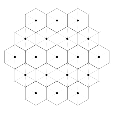 A_2 lattice Voronoi cells