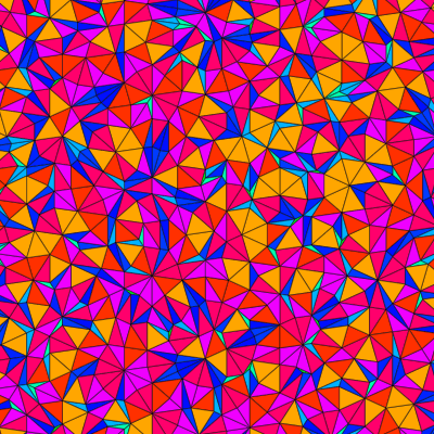 Tuebingen triangular tiling from A_10