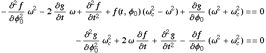 PDEs for Newtonian hoop vibrations