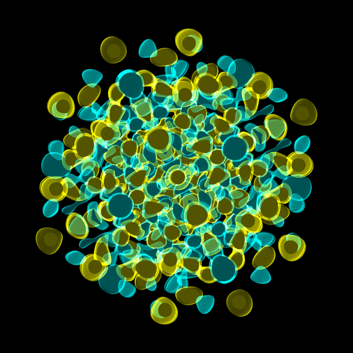 Hydrogen wave function for n=21, derived from L=20 4D harmonic